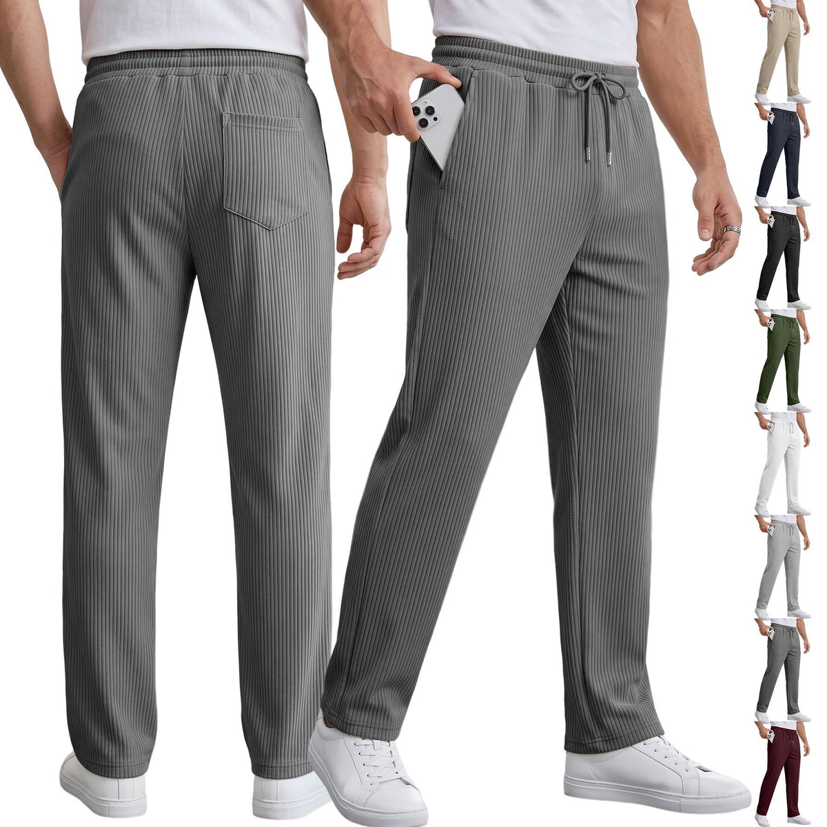 Men's Loose Straight Casual Trousers – Premium 0 | RICALOUX