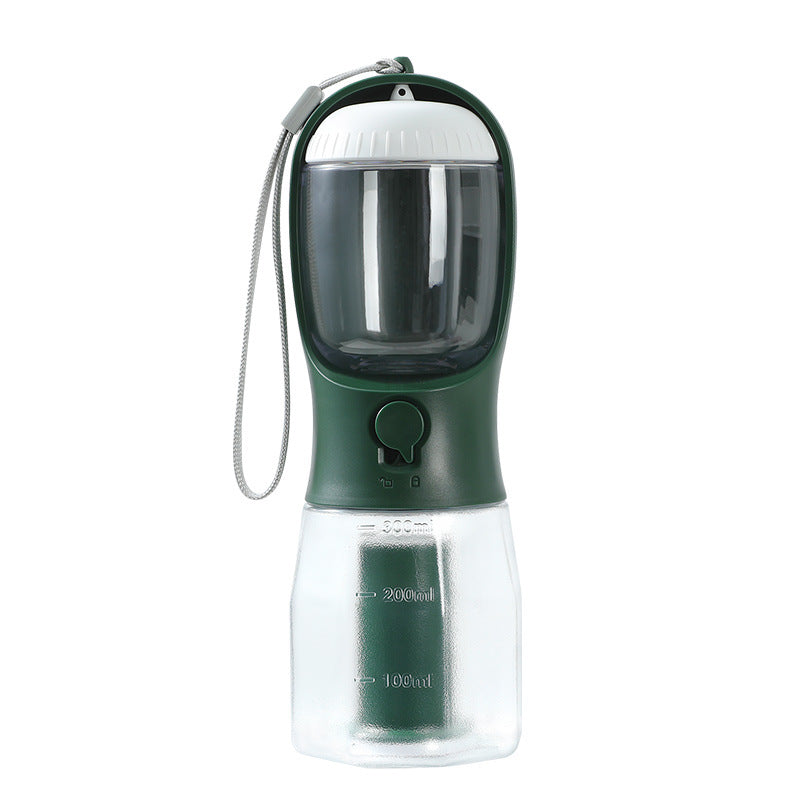 Dog Water Cup Drinking Food Garbage Bag Three-in-one Portable Small Multi-functional Pet Cups Pets Supplies by Ricaloux