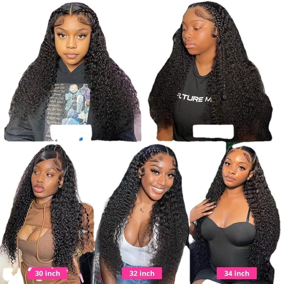 Lace Wig Headgear Female Long Curly Hair – Premium 0 | RICALOUX