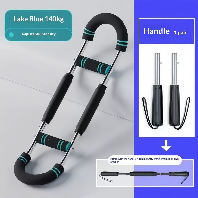 Multi-functional U-shaped Arm Strengthener Chest Trainer Adjustable Forearm Strength Exerciser Home Gym Equipment Bodybuilding - RICALOUX