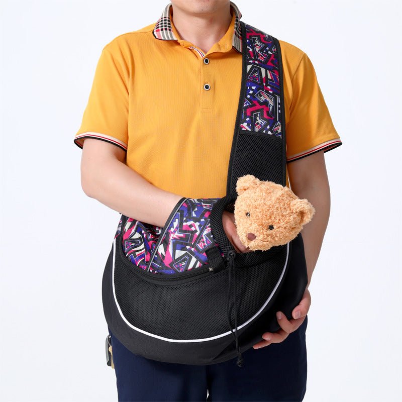 Carrying Pets Bag Women Outdoor Portable Crossbody Bag For Dogs Cats Pet Products - RICALOUX
