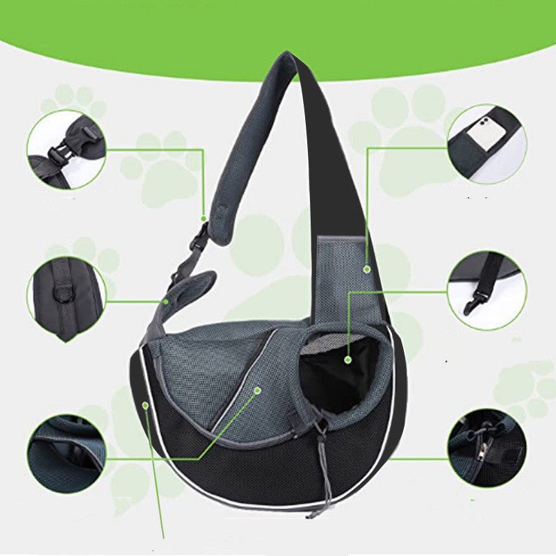 Carrying Pets Bag Women Outdoor Portable Crossbody Bag For Dogs Cats Pet Products - RICALOUX