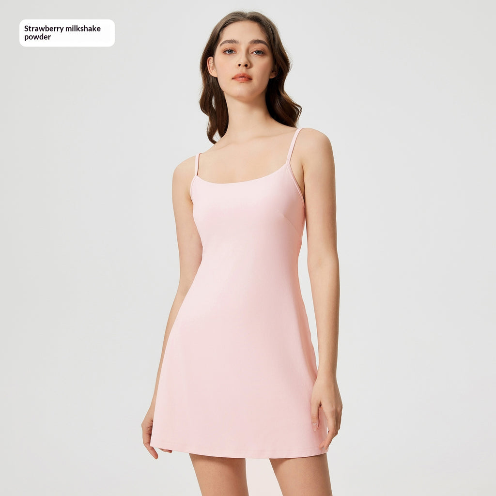 Womens Sexy Camisole Gym Yoga And Tennis Skirt by Ricaloux