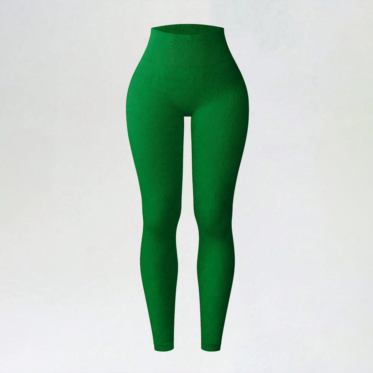 Ribbed Seamless Yoga Pants For Autumn And Winter, High-waisted Tight Sports Leggings, Yoga Apparel Leggings by Ricaloux