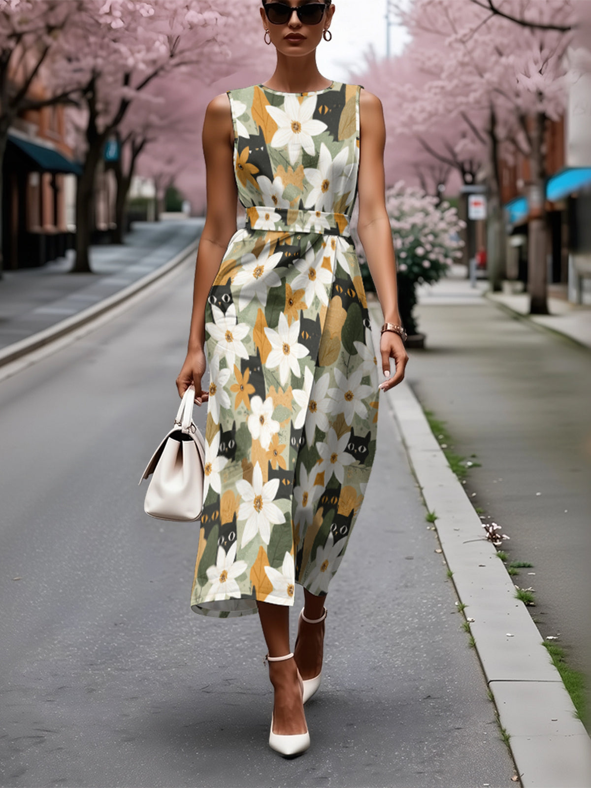 Elegant Sleeveless Casual Dress For Ladies – Premium 0 | RICALOUX