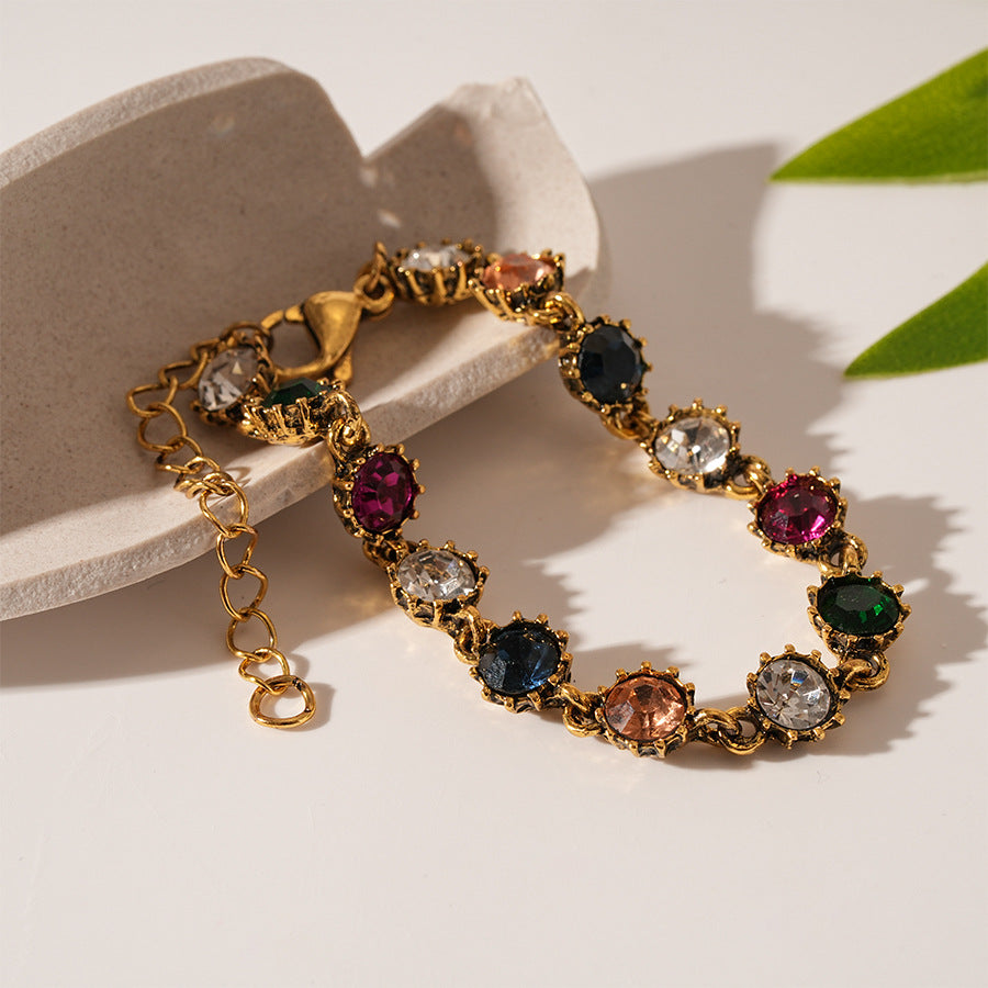 French Retro Colorful Elegant Jewelry For Women by Ricaloux