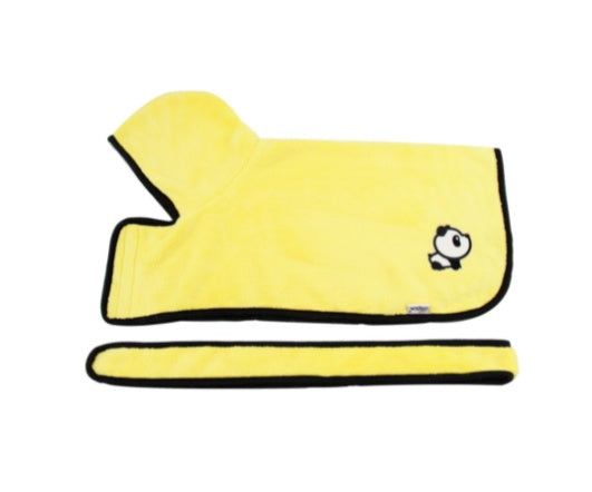 Absorbent Pet Bathrobe With Waist-wrapped Microfiber by Ricaloux