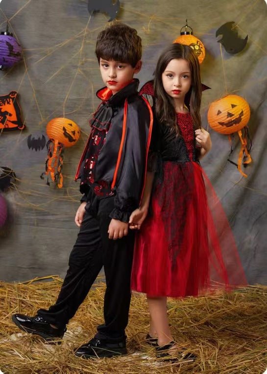 Children's Halloween Witch Clothing Suit - RICALOUX