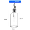 Home Kitchen Crystal White Material Glass Self-control Opening And Closing Spice Bottle - RICALOUX
