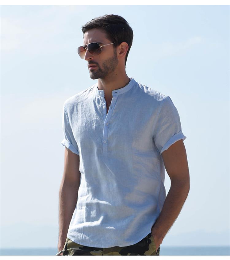 Mens Loose-fit Fashionable Retro-style Shirt – Premium 0 | RICALOUX