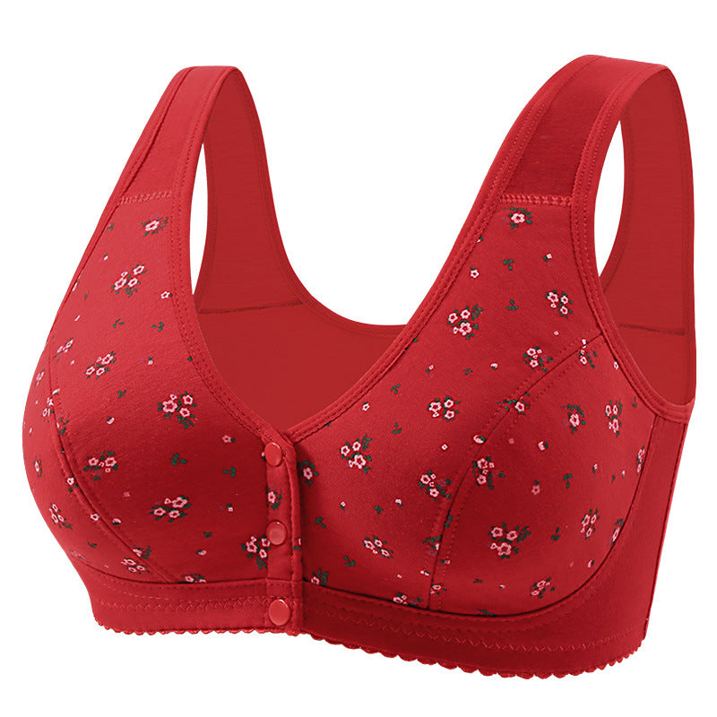 Push-up Bra For Middle-aged And Elderly Women Thin-style Lingerie by Ricaloux