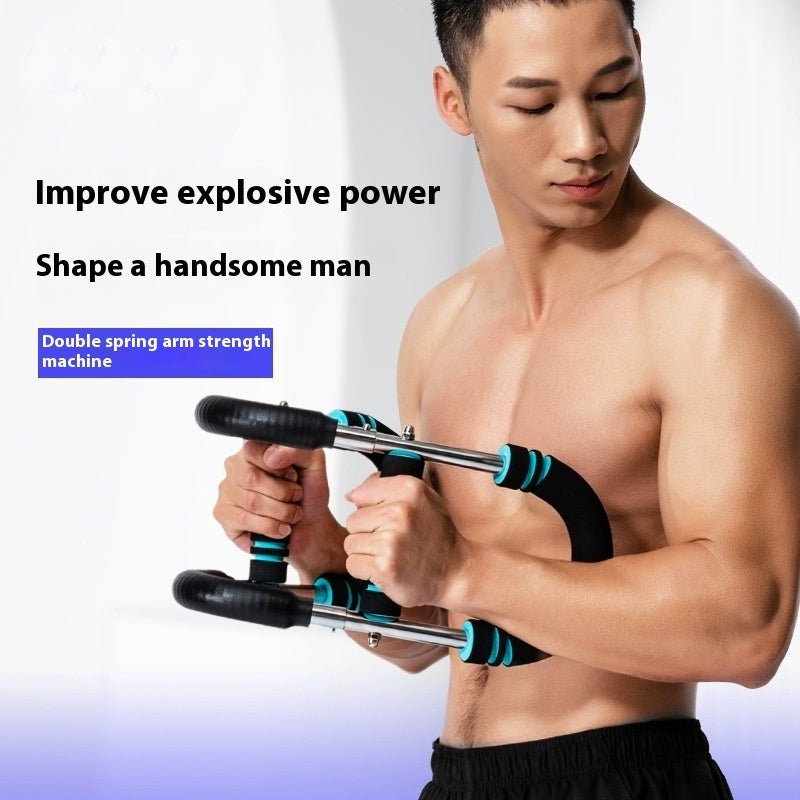 Multi-functional U-shaped Arm Strengthener Chest Trainer Adjustable Forearm Strength Exerciser Home Gym Equipment Bodybuilding - RICALOUX