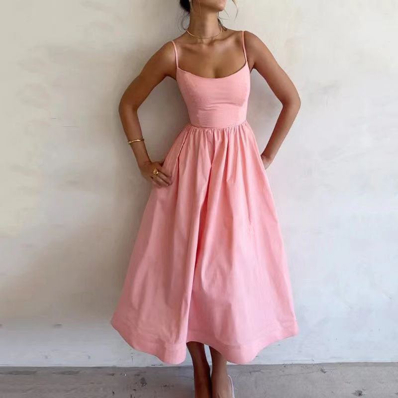 Strapless Sleeveless Casual Bohemian Dress – Premium 0 | RICALOUX