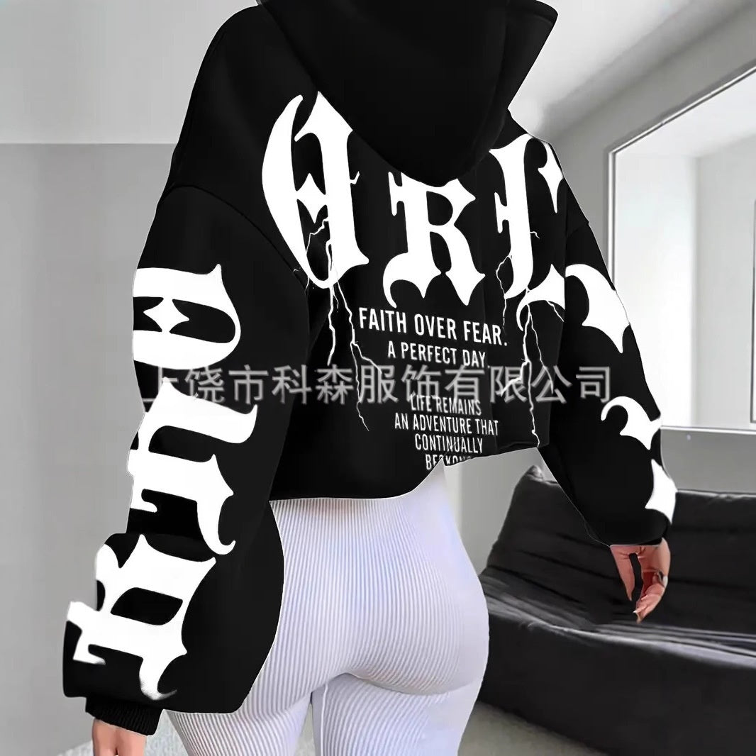 Womens Casual Sweatshirt With 3D Digital Print – Premium 0 | RICALOUX