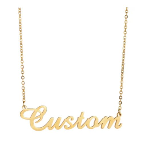 Stainless Steel Customized Various Sign Name Necklace Custom Butterfly Heart Nameplate For Women Girls Christmas Gift - RICALOUX