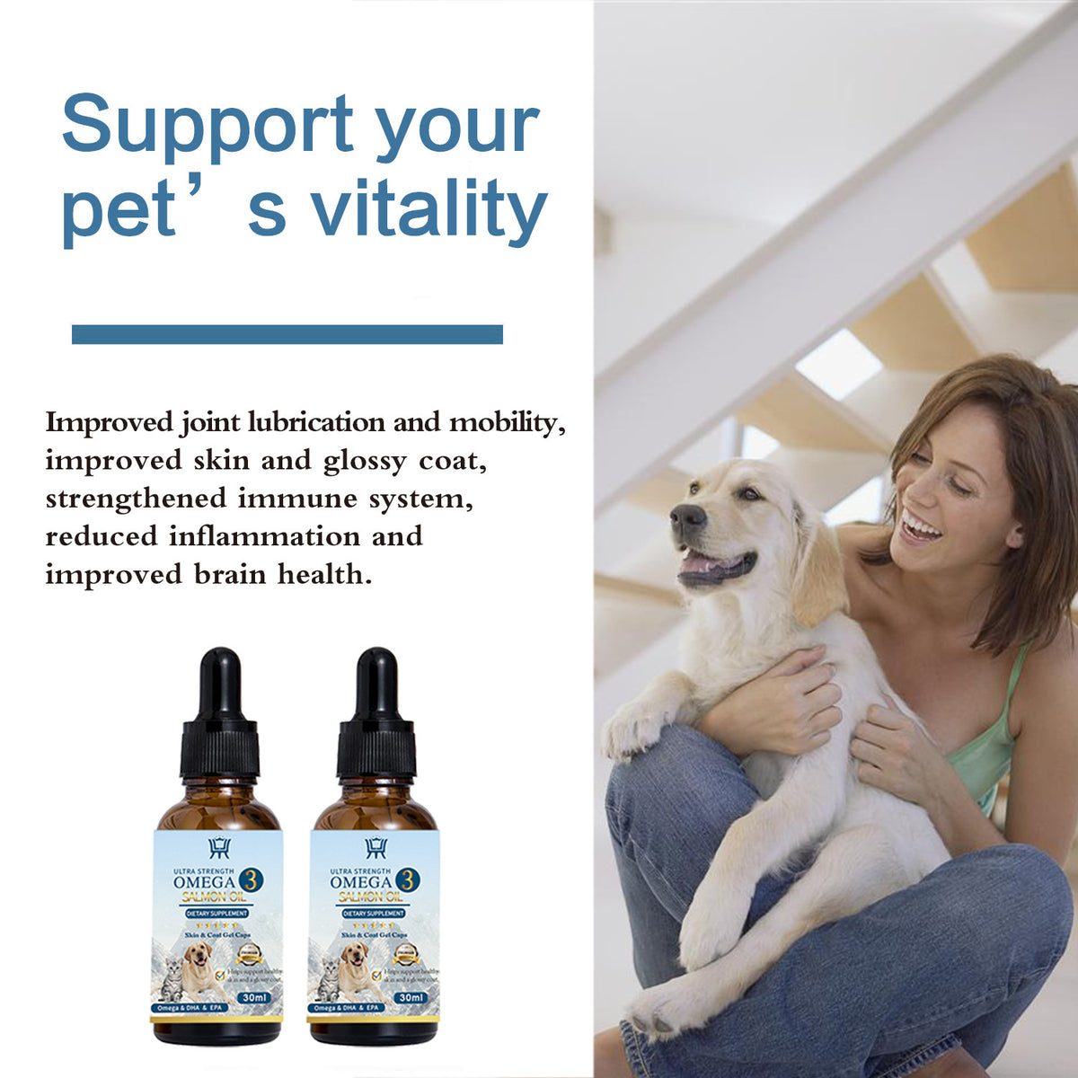 Salmon Oil Pet Care by Ricaloux