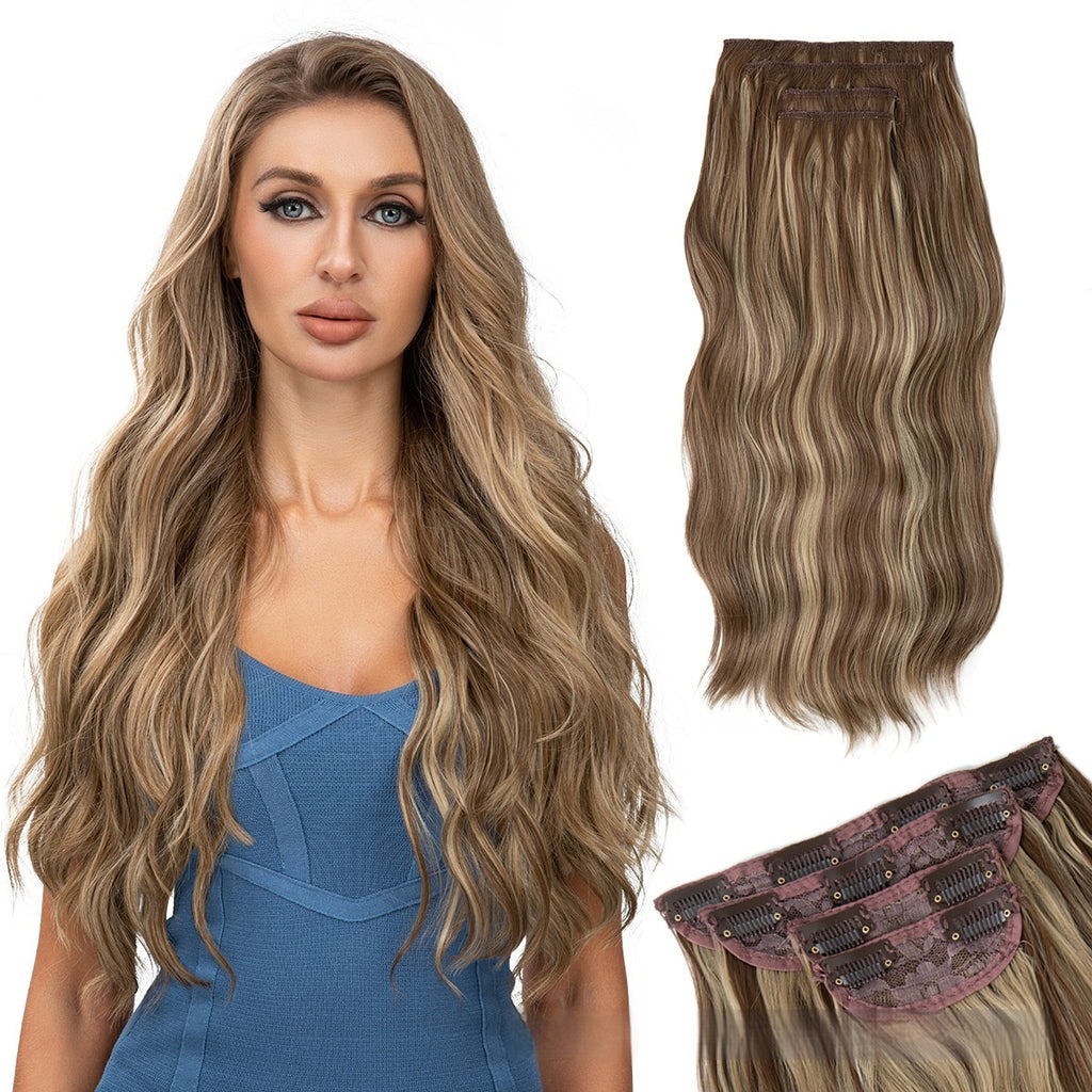 High-temperature Fiber Wig Women's Wig Set Four-piece Set – Premium 0 | RICALOUX