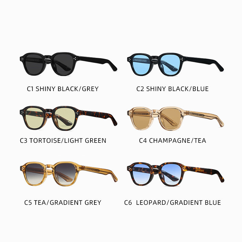 Personalized Square-frame Retro Sunglasses For Women – Premium 0 | RICALOUX