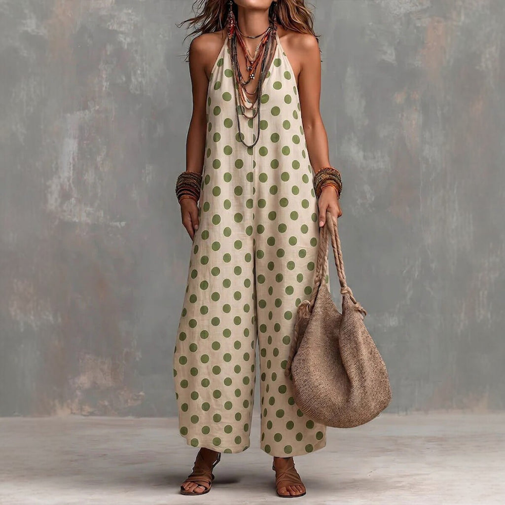 Sleeveless Wide-leg Jumpsuit For Cross-border Fashion And Vacation Style – Premium 0 | RICALOUX