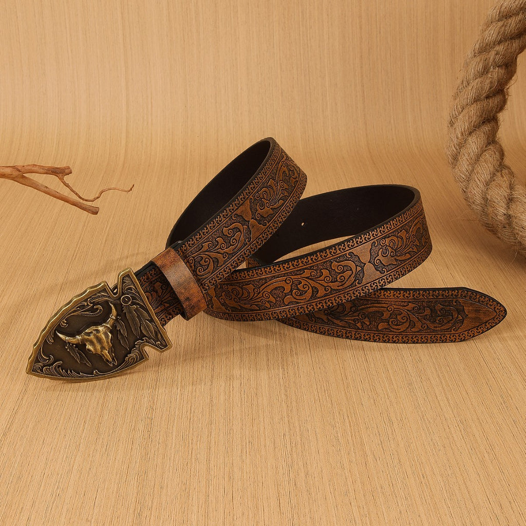 Denim Belt Buckle For Men And Women by Ricaloux