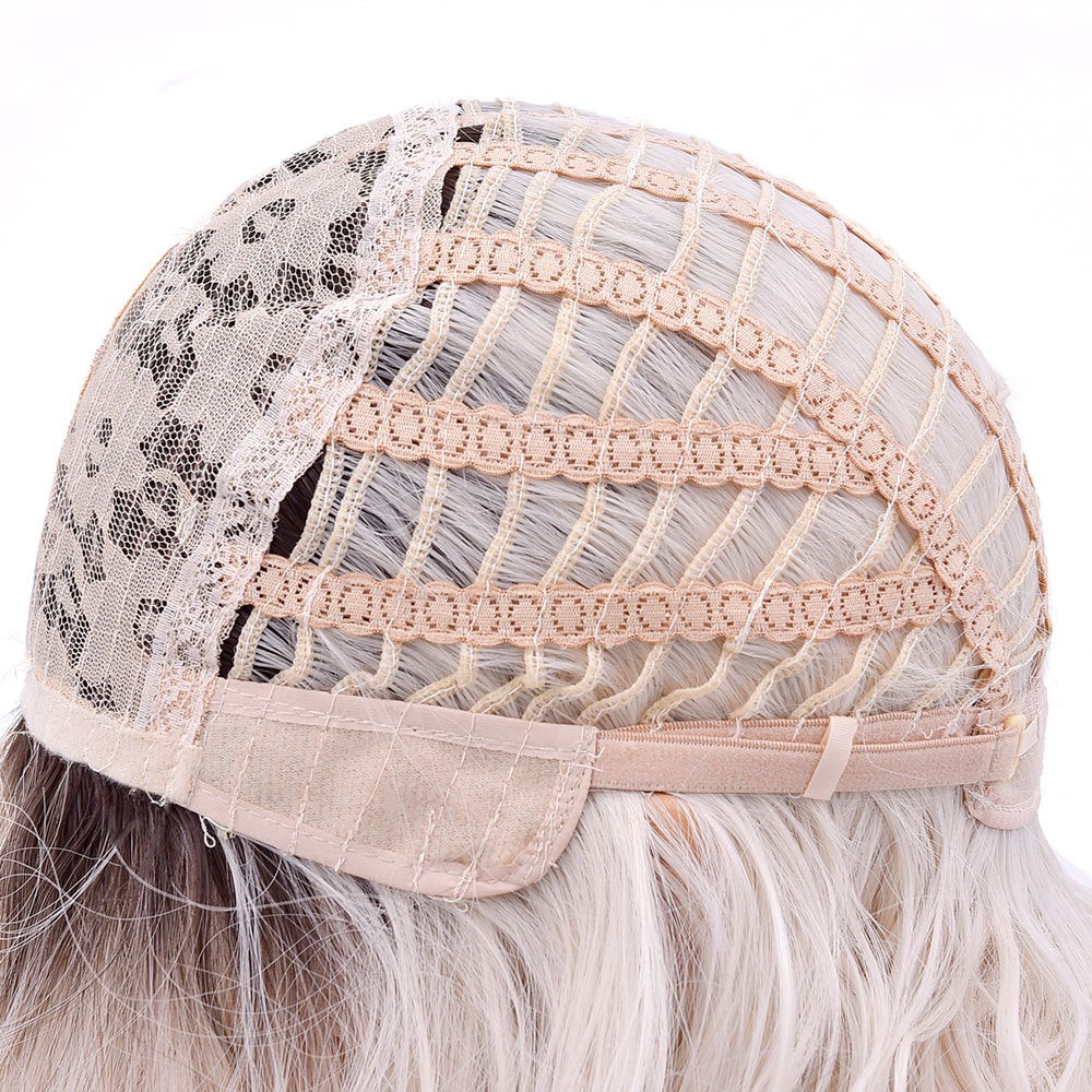 Women's Curly Hair Gradient Color Wig by Ricaloux