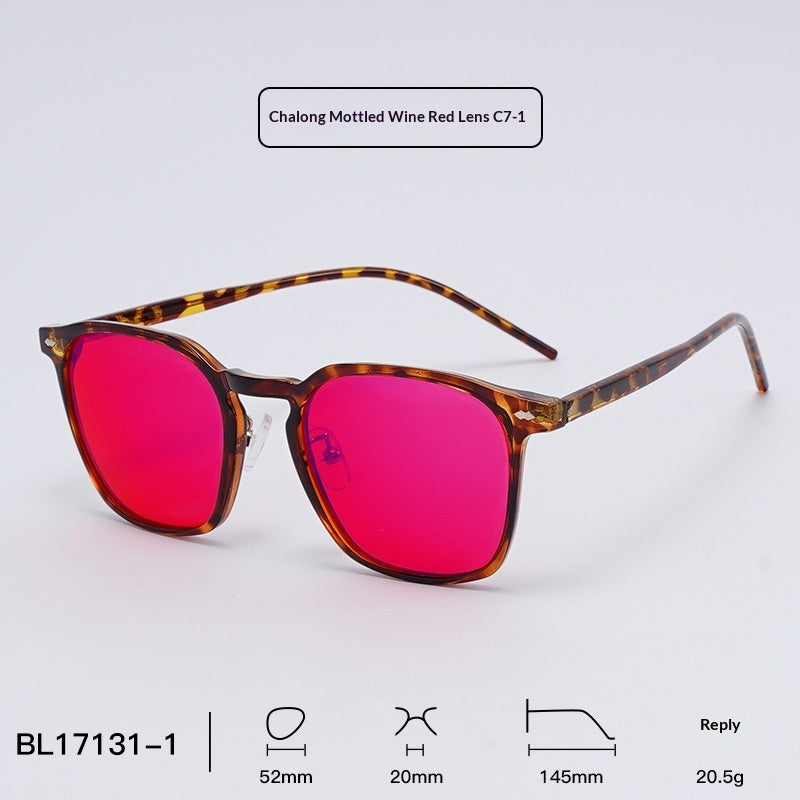 Orange Colored Glasses Anti Blue Light Eye Protection AR Anti Reflective Film by Ricaloux
