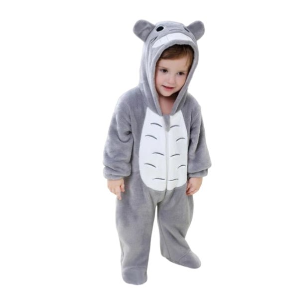 Clothes For Babies Autumn 3-year-old Baby Animal Jumpsuit Flannel Romper European And American Children's Wear - RICALOUX