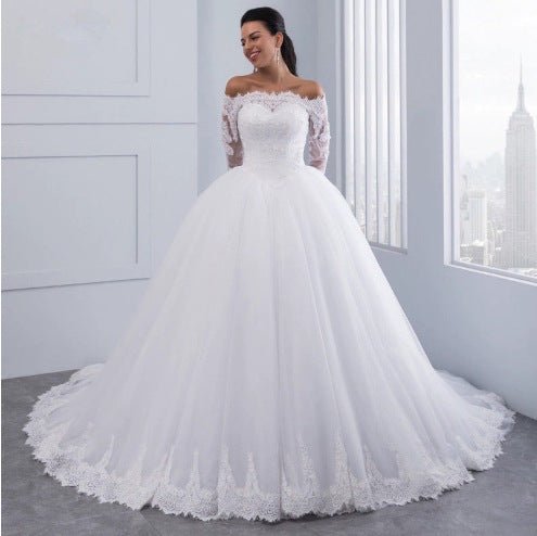 Wedding Bridal Wedding Lace Large Tail - RICALOUX