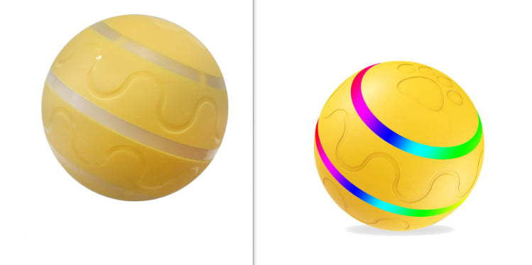 Pet New Cat Wicked Ball Toy Intelligent Ball USB Cat Toys Self Rotating Ball Automatic Rotation Ball by Ricaloux