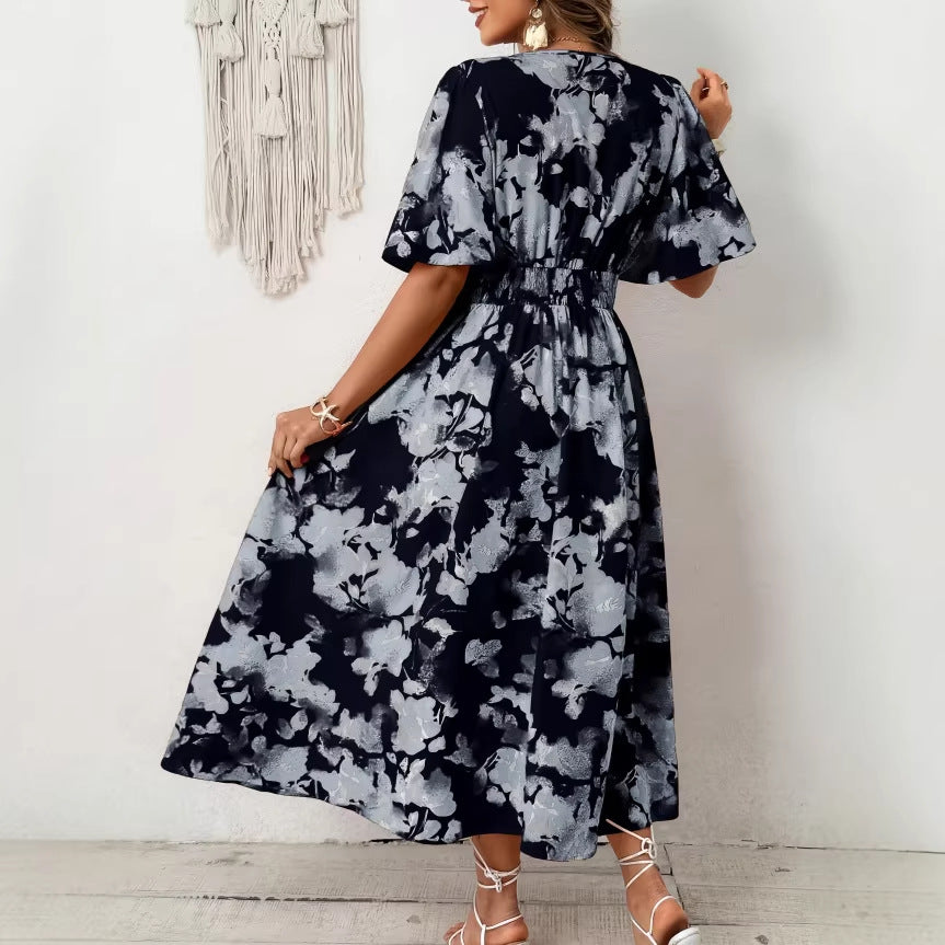 Summer European And American-style Midi Dress – Premium 0 | RICALOUX
