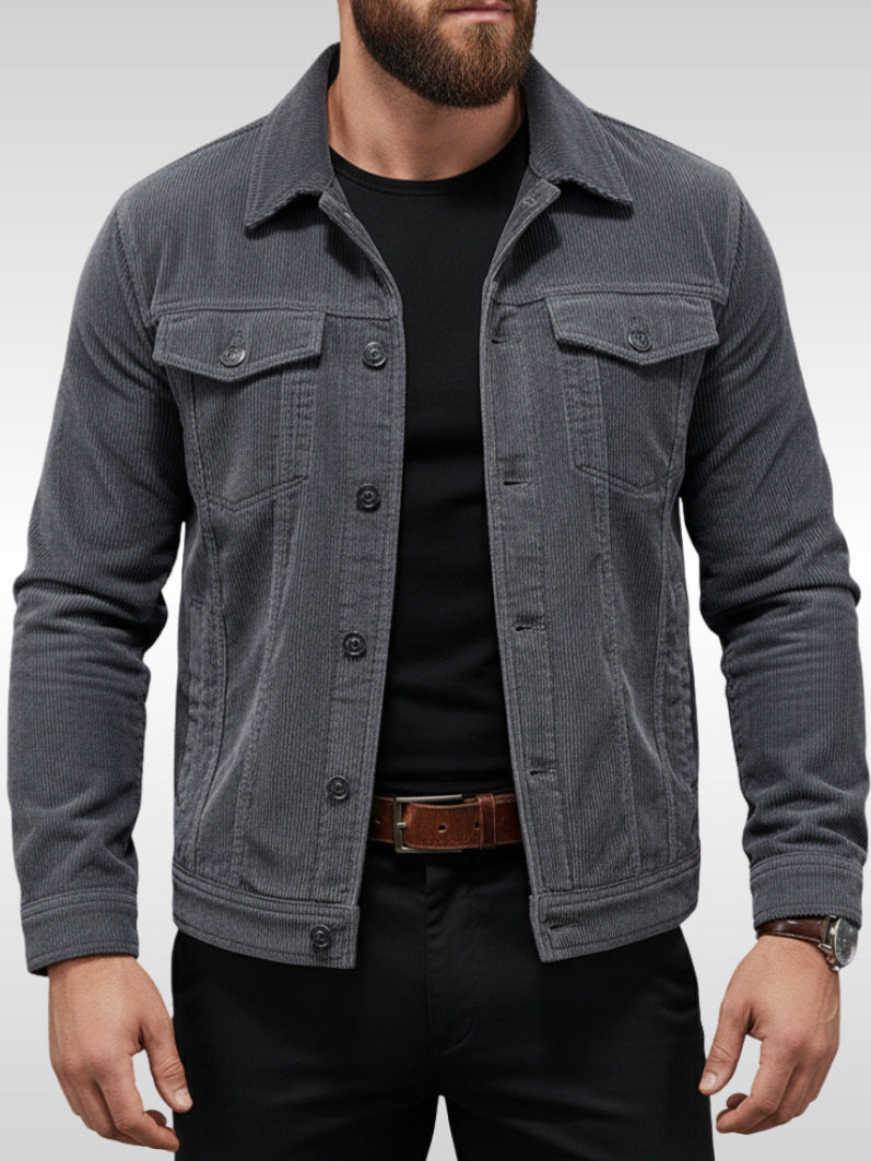 Mens Jacket Workwear Casual Outerwear by Ricaloux