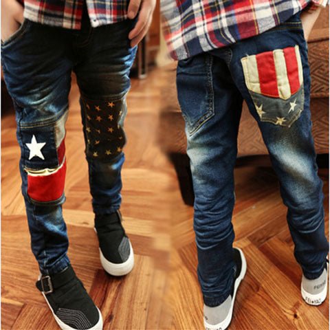Boys' Denim Trousers Trousers Children's Clothing - RICALOUX