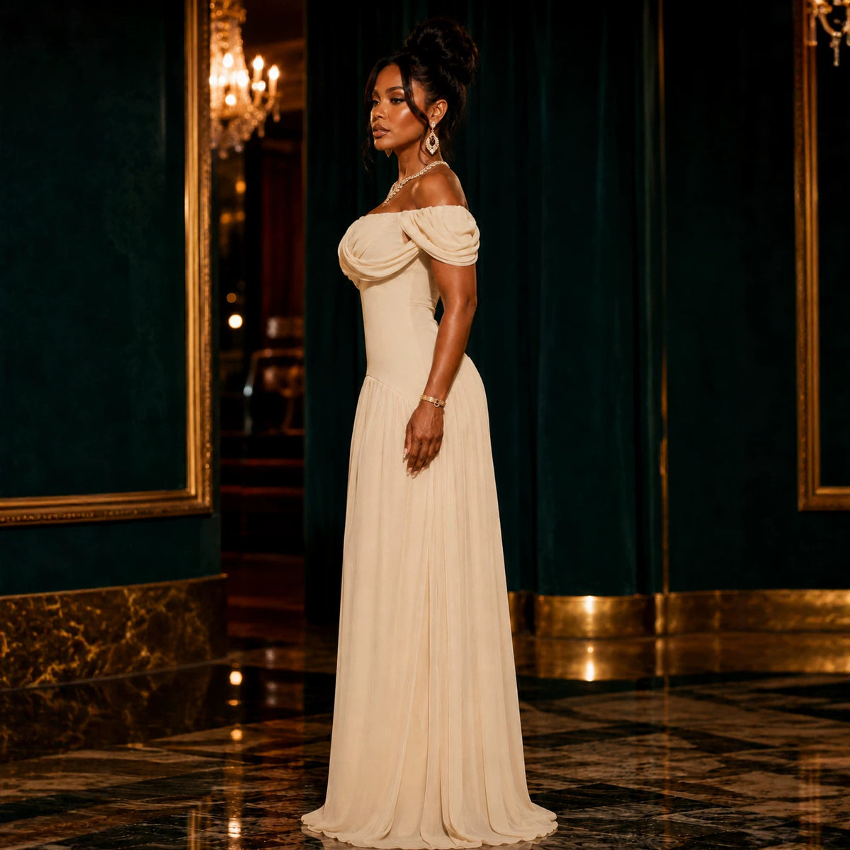 Figure-flattering Slimming Sleeveless Dress by Ricaloux