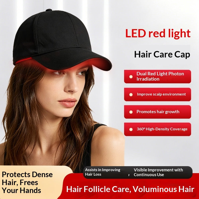 Red Light Photon Hair Care Cap For Scalp Nourishment by Ricaloux