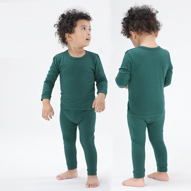Ins Clothes For Babies Bamboo Fiber Boys Home Wear Suit - RICALOUX