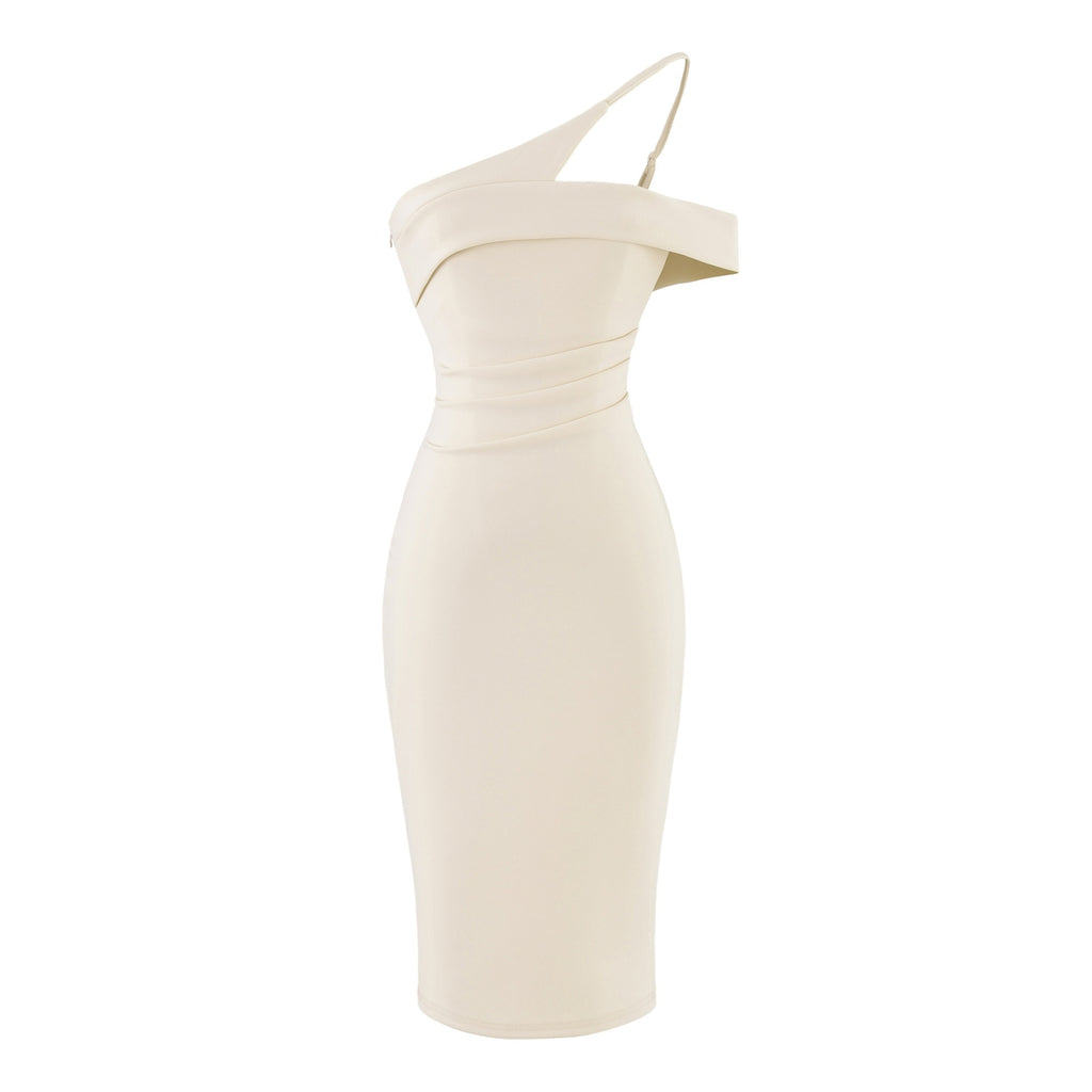 Womens Waist-cinching Figure-hugging Strap Dress – Premium 0 | RICALOUX
