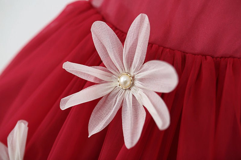 Mesh Breathable Princess Dress For Babies Trendy Wholesale Childrens Wear For - RICALOUX
