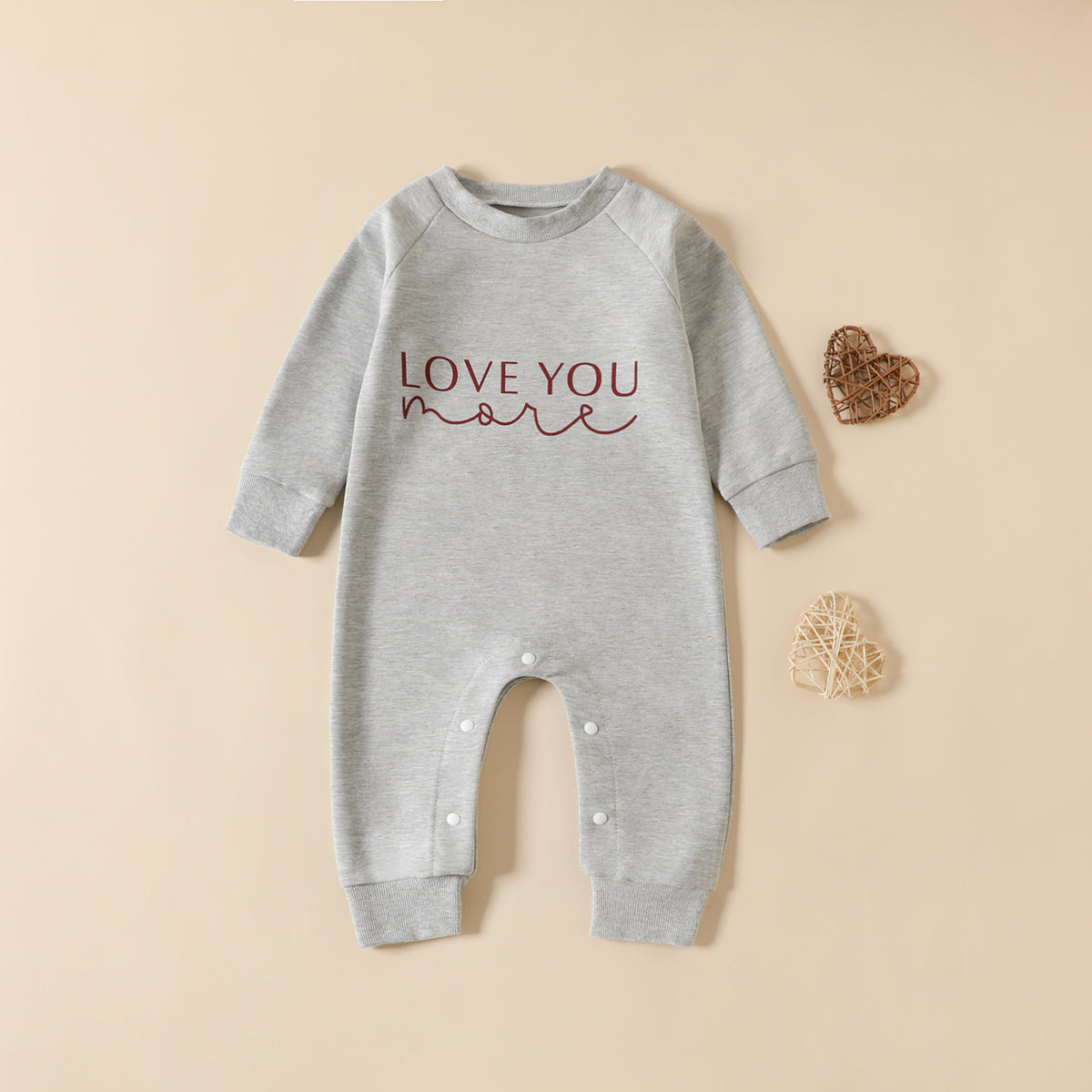 Children's Clothing Spring Boys' Top Letter Sweater Baby Romper - RICALOUX