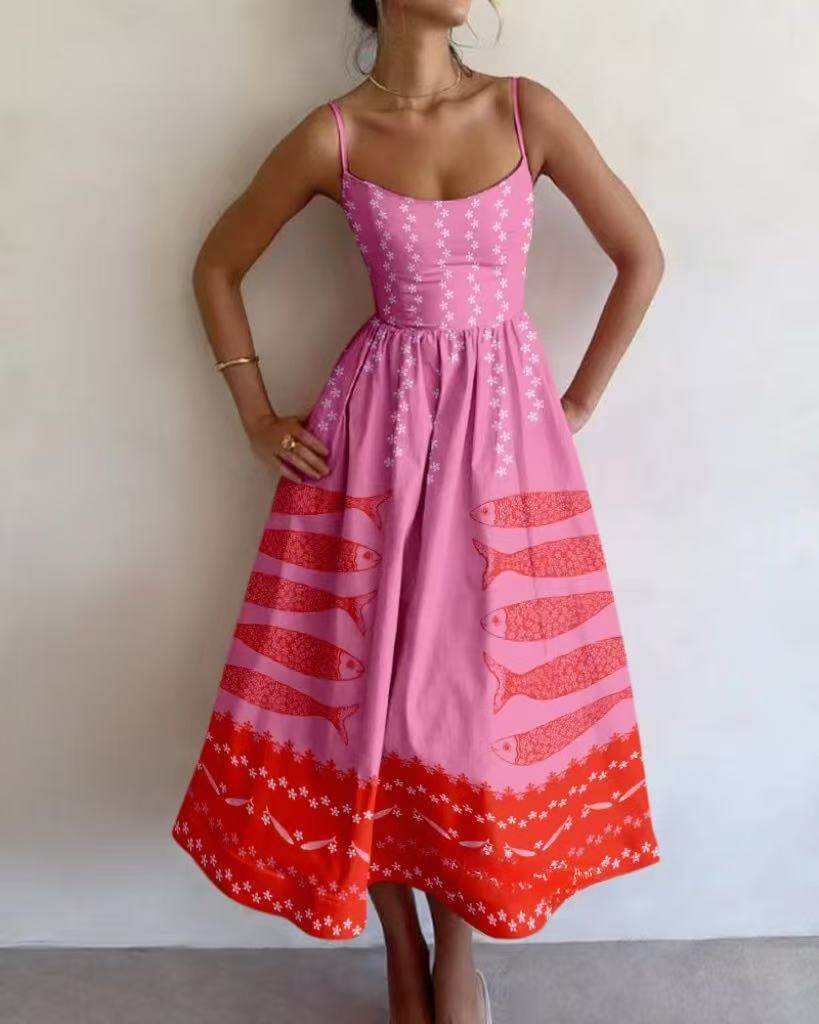 Strapless Sleeveless Casual Bohemian Dress – Premium 0 | RICALOUX