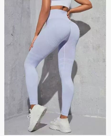 European And American Cross-Border Seamless High-Waist Butt-Lifting Fitness Pants by Ricaloux