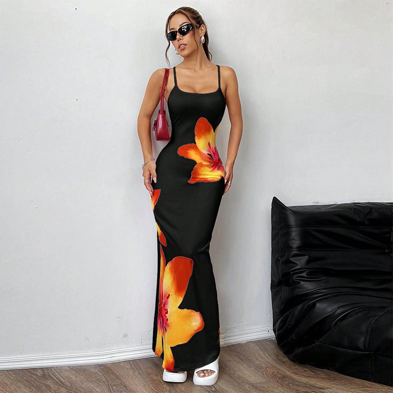 Sling Dress Skinny Sheath One-step Skirt - RICALOUX