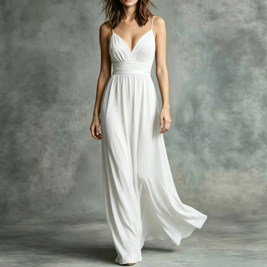 Womens Elegant Strapless Waist-cinching Dress – Premium 0 | RICALOUX
