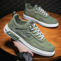 Men Sneakers Lace-up Letter Print Platform Canvas Shoes Sports by Ricaloux
