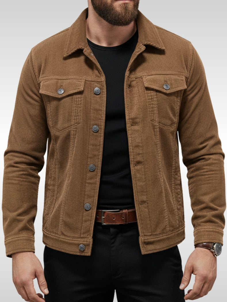 Mens Jacket Workwear Casual Outerwear by Ricaloux