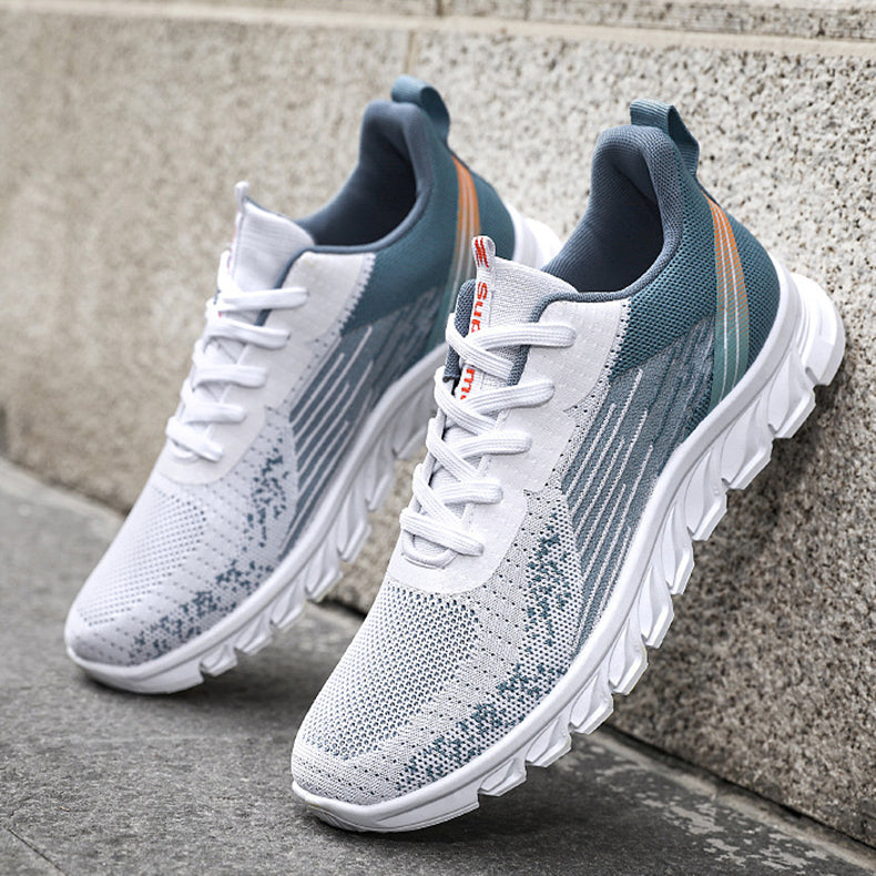 Men Sneakers Fashion Wavy Bottom Shoes Sport Running Walking Shoes by Ricaloux