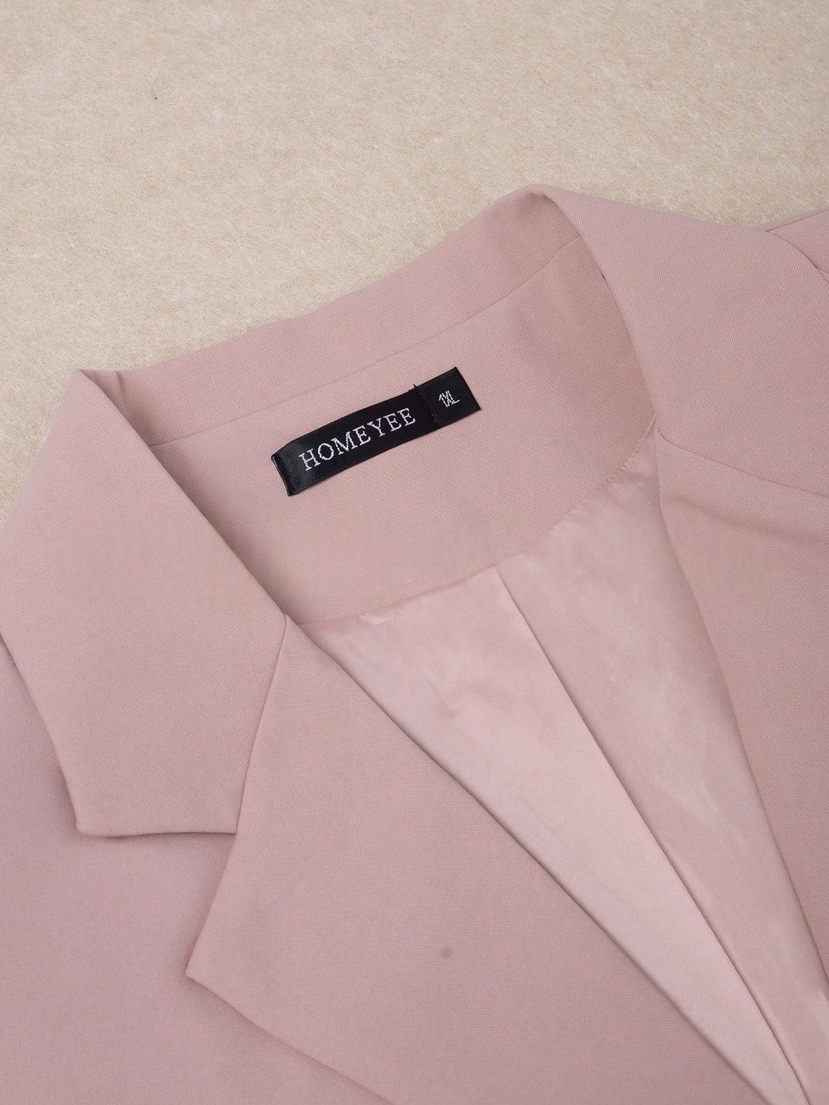 Womens Korean-style Slim-fit Single-breasted Suit Jacket by Ricaloux