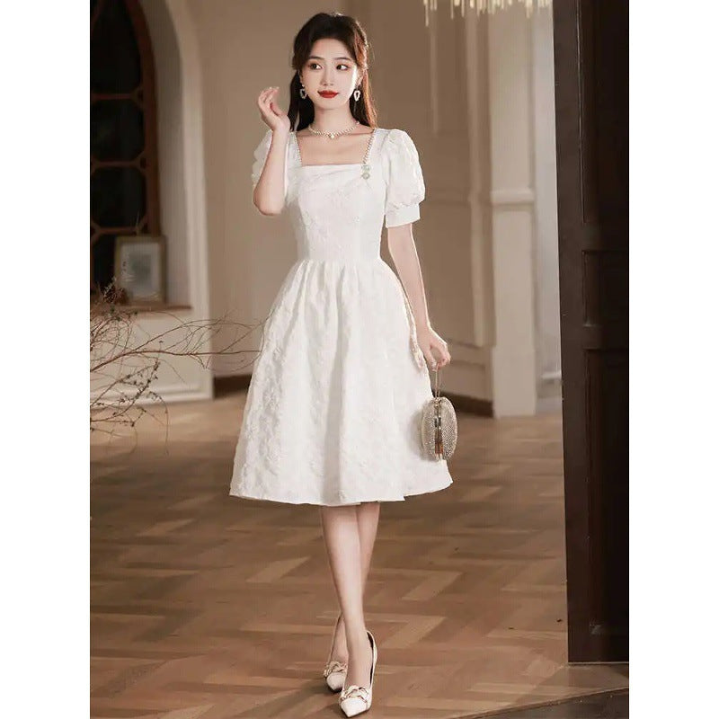 Womens Fashion Short-Sleeve Cocktail Dress by Ricaloux