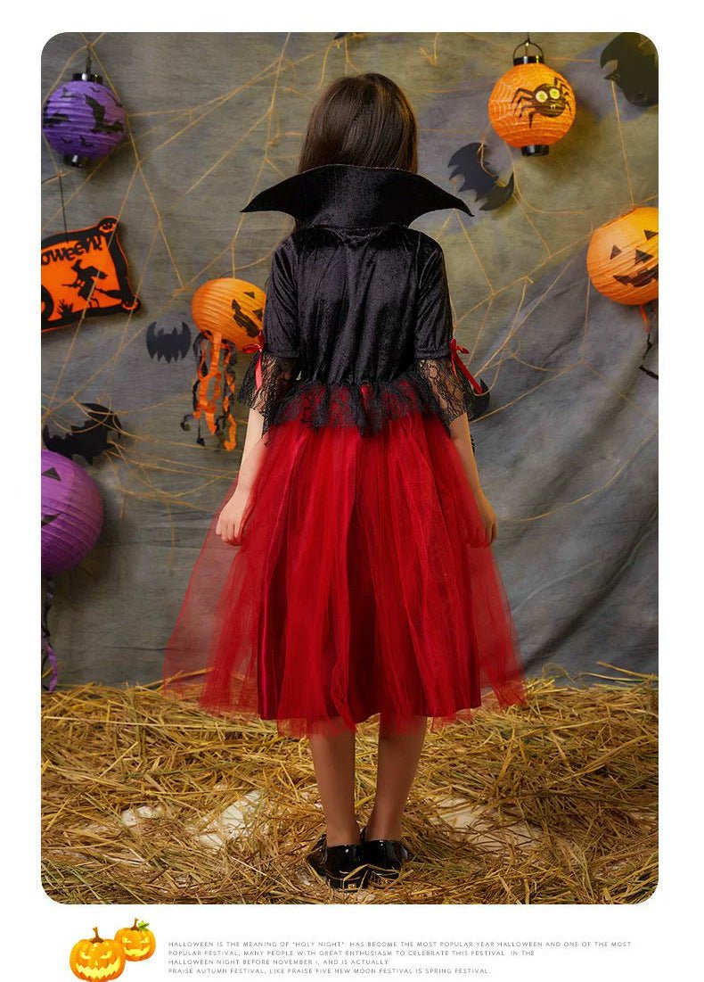 Children's Halloween Witch Clothing Suit - RICALOUX