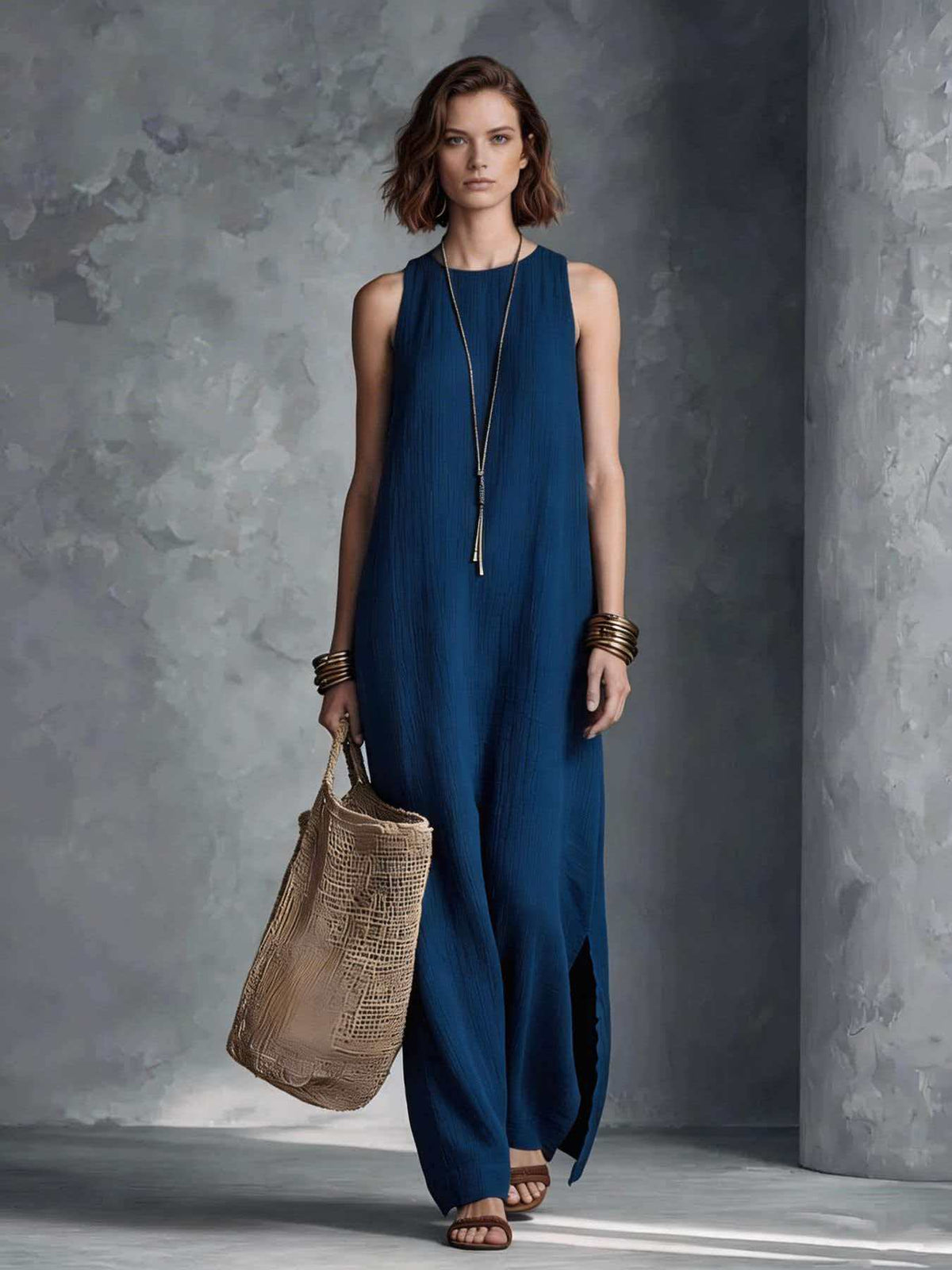 Womens Sleeveless Resort-style Dress by Ricaloux
