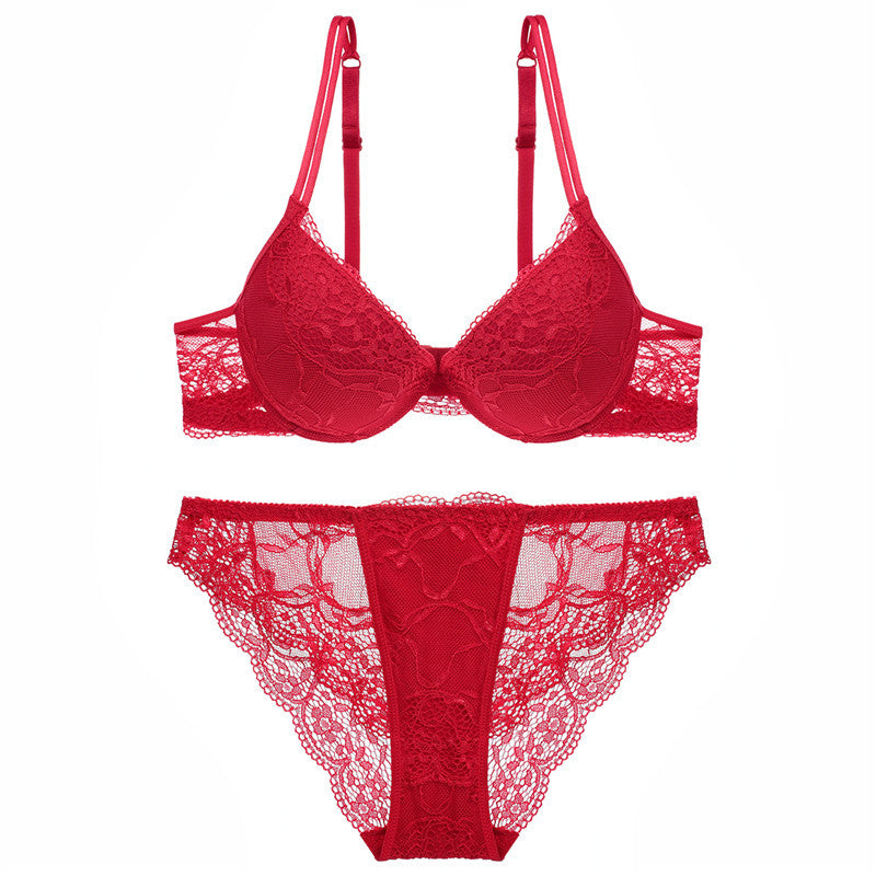 Sexy Lingerie Deep-V Lace Bra For Women by Ricaloux